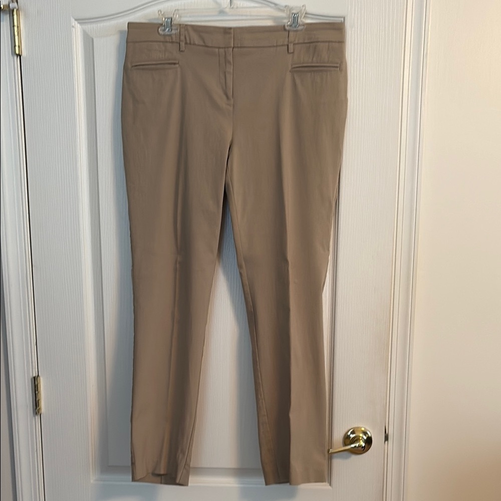 Style & Co Classic Tan Trousers 12 - Picture 4 of 6